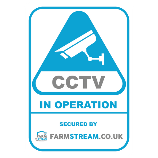 Farmstream CCTV Sign